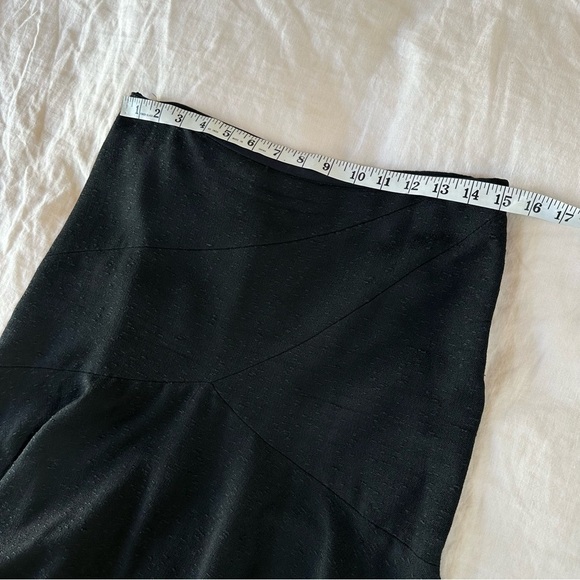 MOSCHINO Textured Flounce A Line Fit & Flare Pleated Skirt Size US 8 - Picture 7 of 9